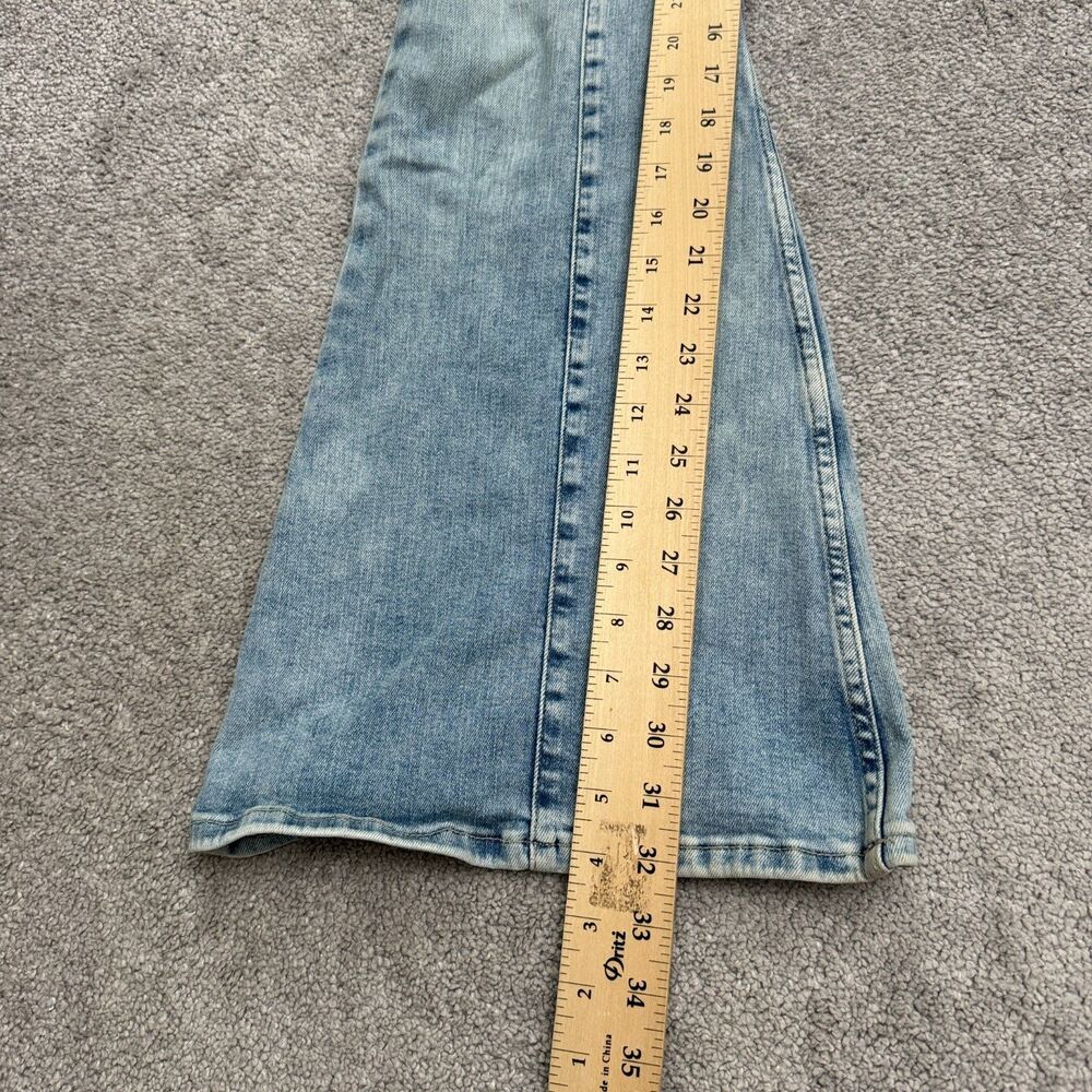 Free People We The Free Jayde Flared Button Fly Denim Jeans Womens 29 High Rise - Picture 10 of 15